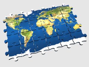 World Puzzle Map