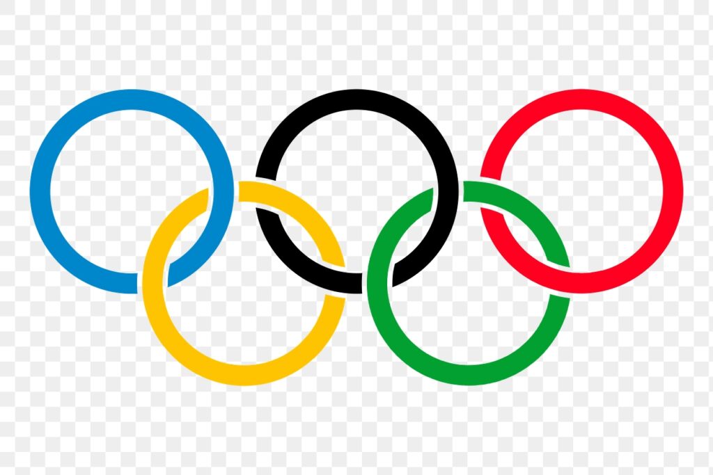 Olympic symbols png illustration, transparent